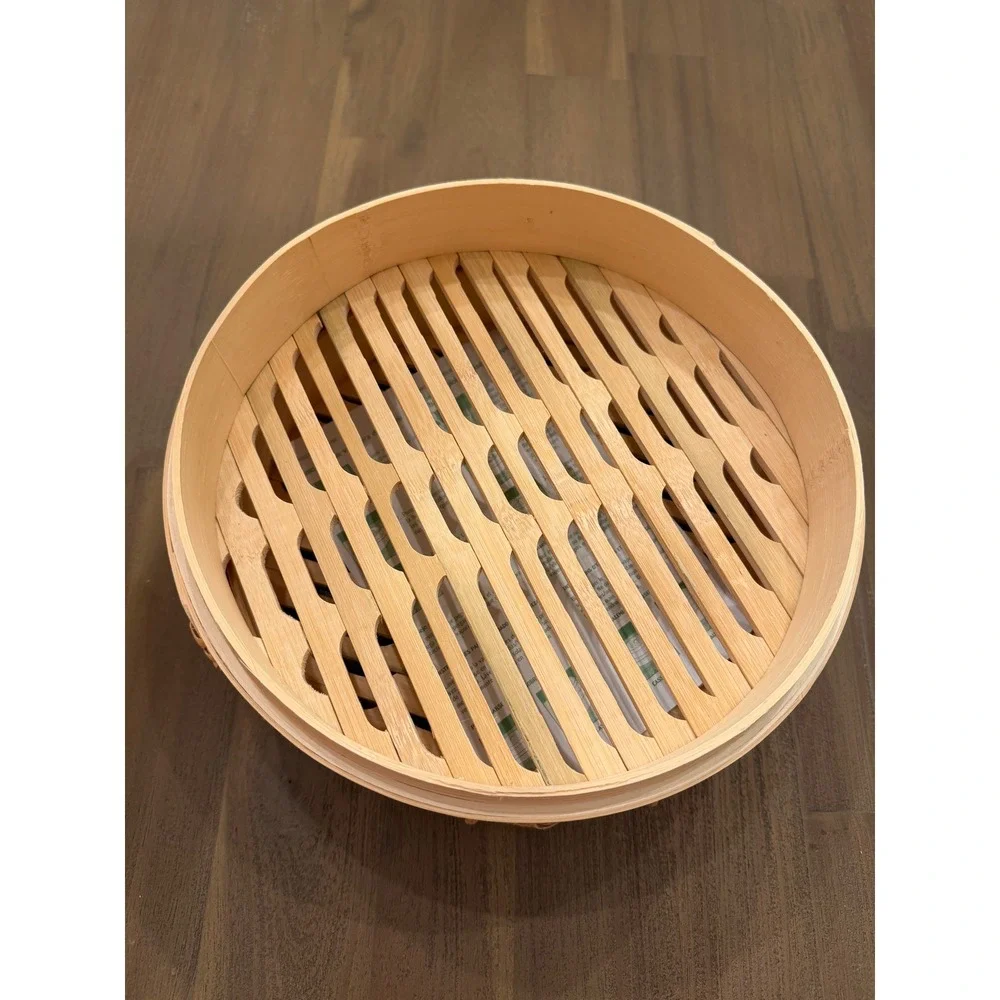 Pao Everyday Asian Cooking Bamboo‎ Steamer 10 Inch 2 Tier Ekco Dumpling Steamer